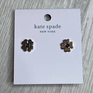 Kate Spade New York spade flower studs Silver Earrings